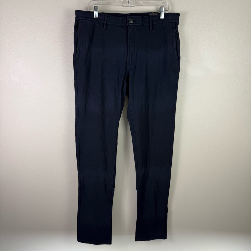 Good Man Brand Men’s Pants Sky Captain Navy Slim Fit Stretch Chino Stained Flaw